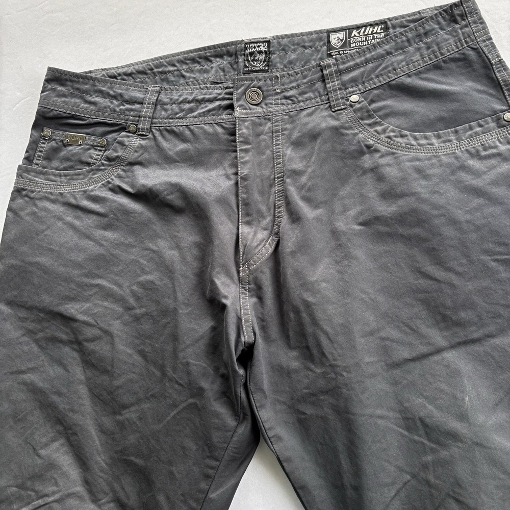 Kuhl Jakyl Pants Men's 38x32 Gray Hiking‎ Pants  Nylon EXKLUSIV™ fabric